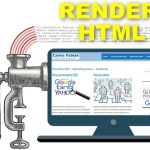 Que es el renderizado HTML para Google